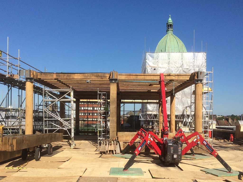 brixton department store oak frame in progress