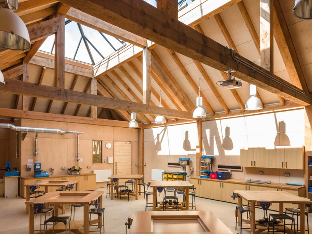 Wooden in Schools Design and Technology Classroom