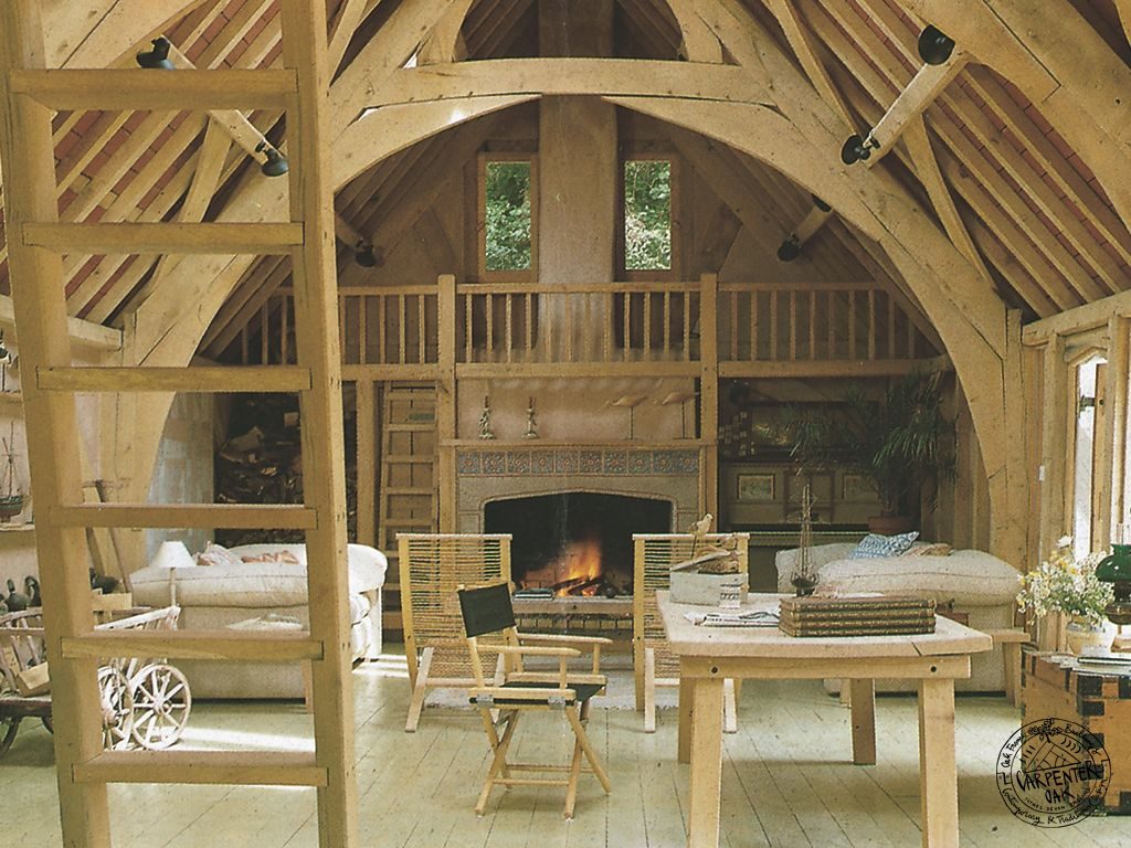 The Iconic Segull House Oak Timber Framed Barn Conversion