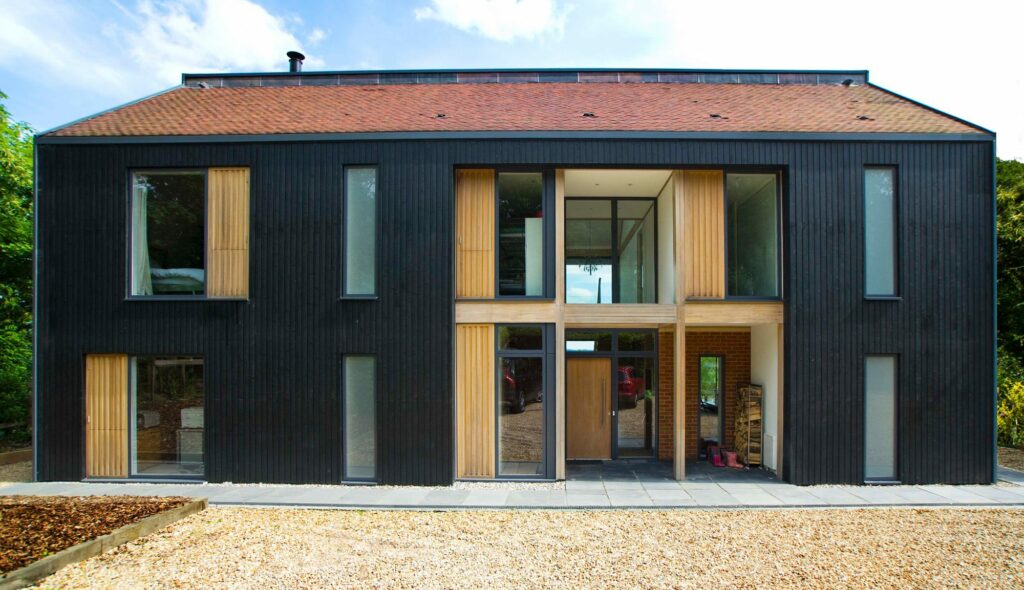 contemporary timber frame house designs