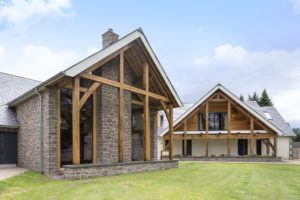 Oak framed self build small house in cornwall featured in Build It