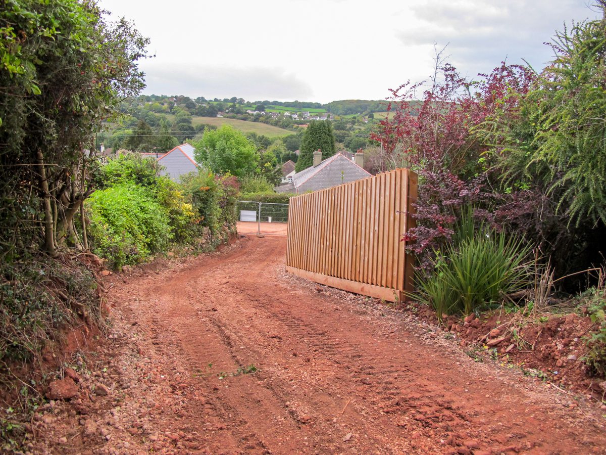 Site access to Carpenter Oak Orchard House
